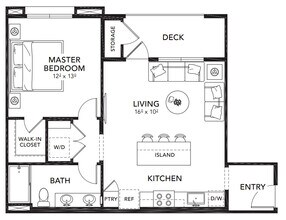 UNIT A2 16-306 floor plan